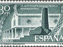 Spain 1956 General Franco 80 CTS Verde Edifil 1199. España 1956 1199. Subida por susofe